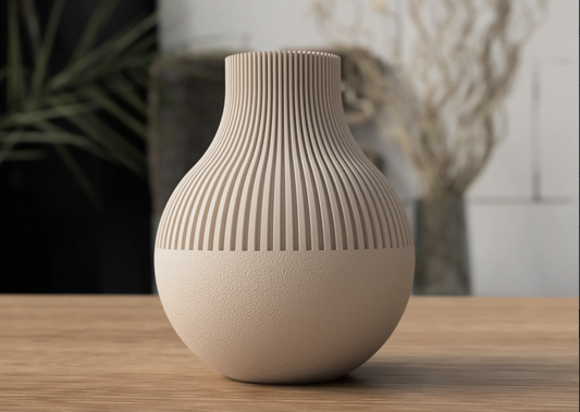 Modern Japándi inspirált Váza - 3D nyomtatott PLA műanyag