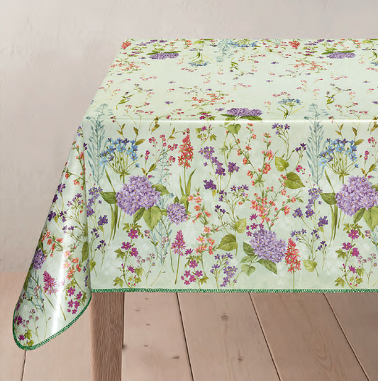 Tavaszi Virágos Impregnált Asztalterítő - Több Méretben