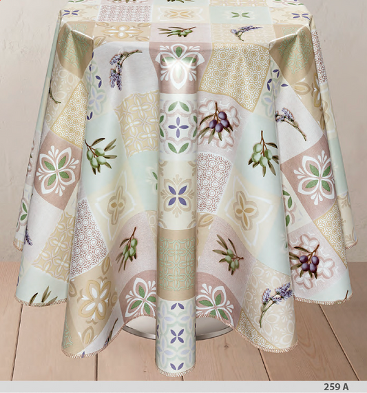 Színes Absztrakt Impregnált Asztalterítő - Több Méretben