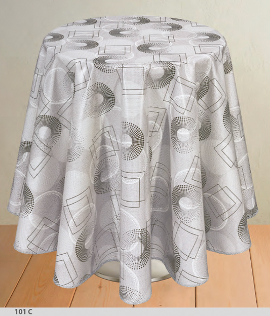 Szürke Modern Impregnált Asztalterítő - Több Méretben