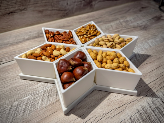 Csillag alakú Tálaló és Dekoráció - 3D nyomtatott PLA műanyag