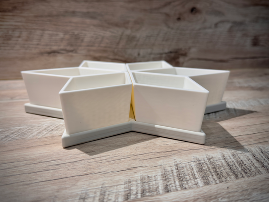 Csillag alakú Tálaló és Dekoráció - 3D nyomtatott PLA műanyag