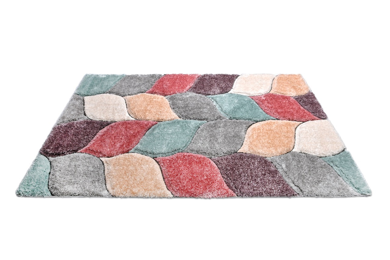 California 3D Búza szemes Colorful Szőnyeg 120 x 170 cm Huzziyas Home