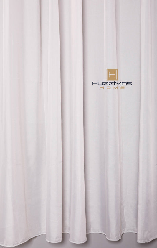 Barna Voile Kész Függöny 300x250 cm Huzziyas Home