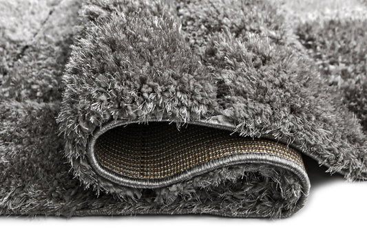 California 3D Kockás Grey - White Szőnyeg 80 x 150 cm Huzziyas Home