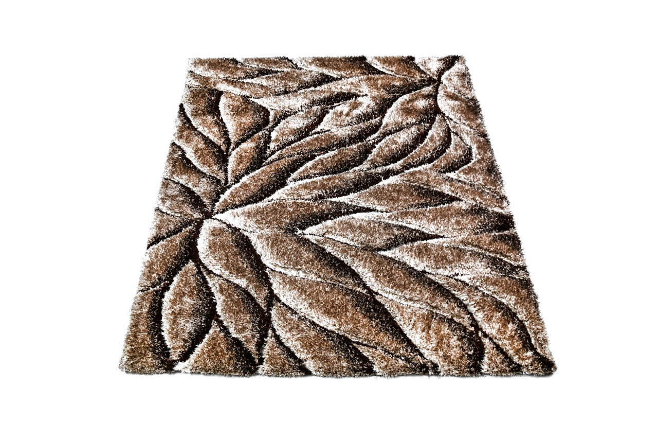 California 3D Lótusz Vizon - Brown Szőnyeg 60 x 110 cm Huzziyas Home