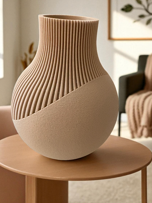 Modern Japándi inspirált Váza - 3D nyomtatott PLA műanyag