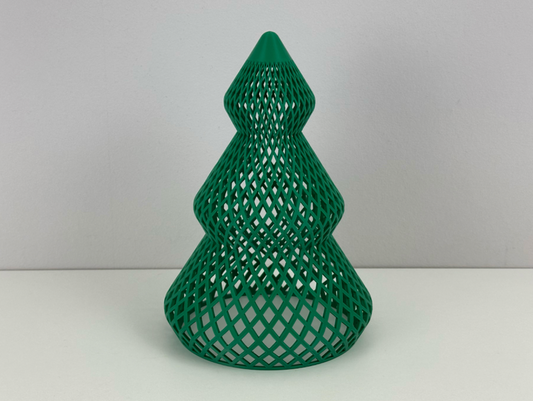 Fényháló Karácsonyfa + Ajándék LED Mécses - 3D nyomtatott PLA műanyag