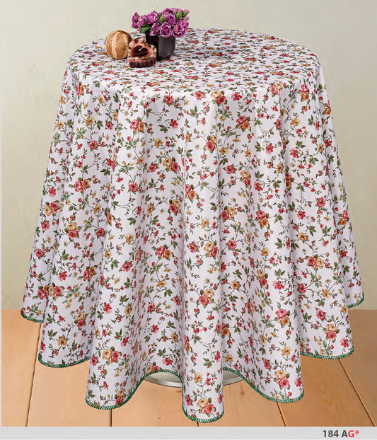 Apró Virág mintás Impregnált Asztalterítő - Több Méretben