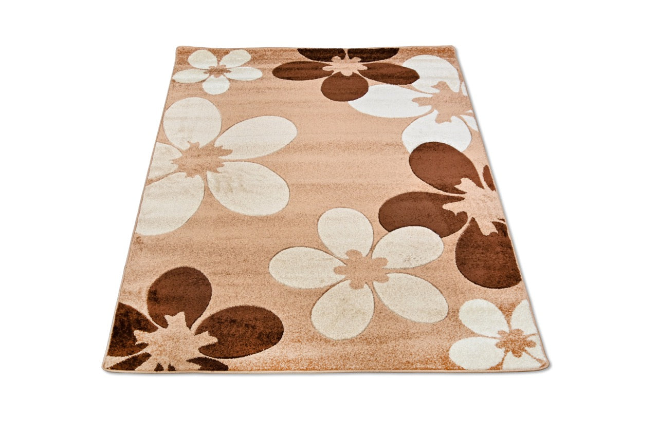 Margaret Flower Caramel Szőnyeg 120 x 170 cm Huzziyas Home